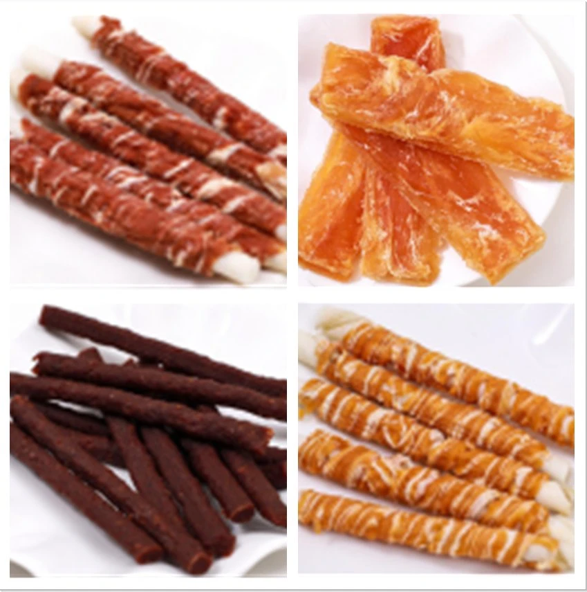 High Quality Chicken Cowhide Stick Treats Natural Pet Dog Dry Food Snacks