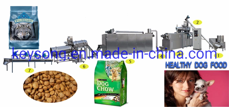 Dog/Cat/Fish/Bird Pet Food Processing Equipment/Production Machine