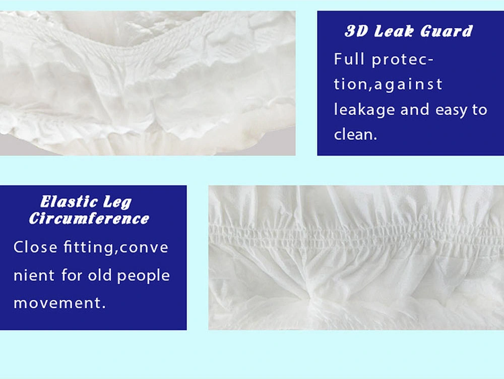 Anti-Leak  Adult  Diaper  Disposable  Adult  Baby  Diapers  in Bulk