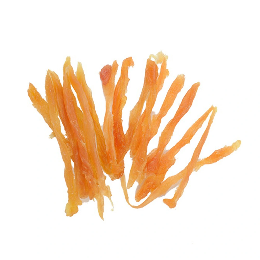 Dried Chicken Breast Meat Strips Natural Dog Food OEM Supplier Delicious Dog Treats