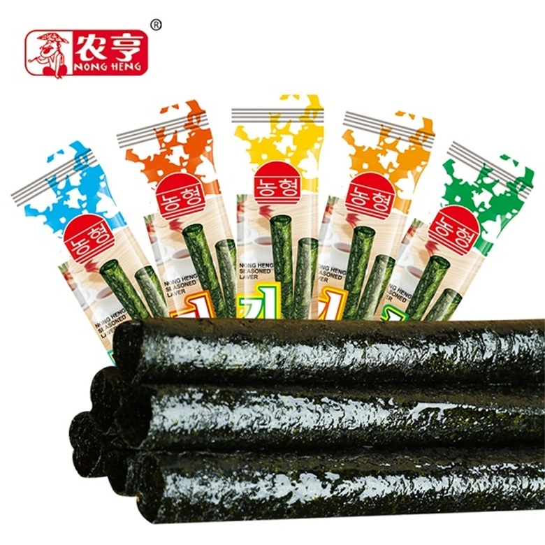 28.8g Seasoned Seaweed Roll Marine Laver Snacks with Coconut Flavor  for All Ages
