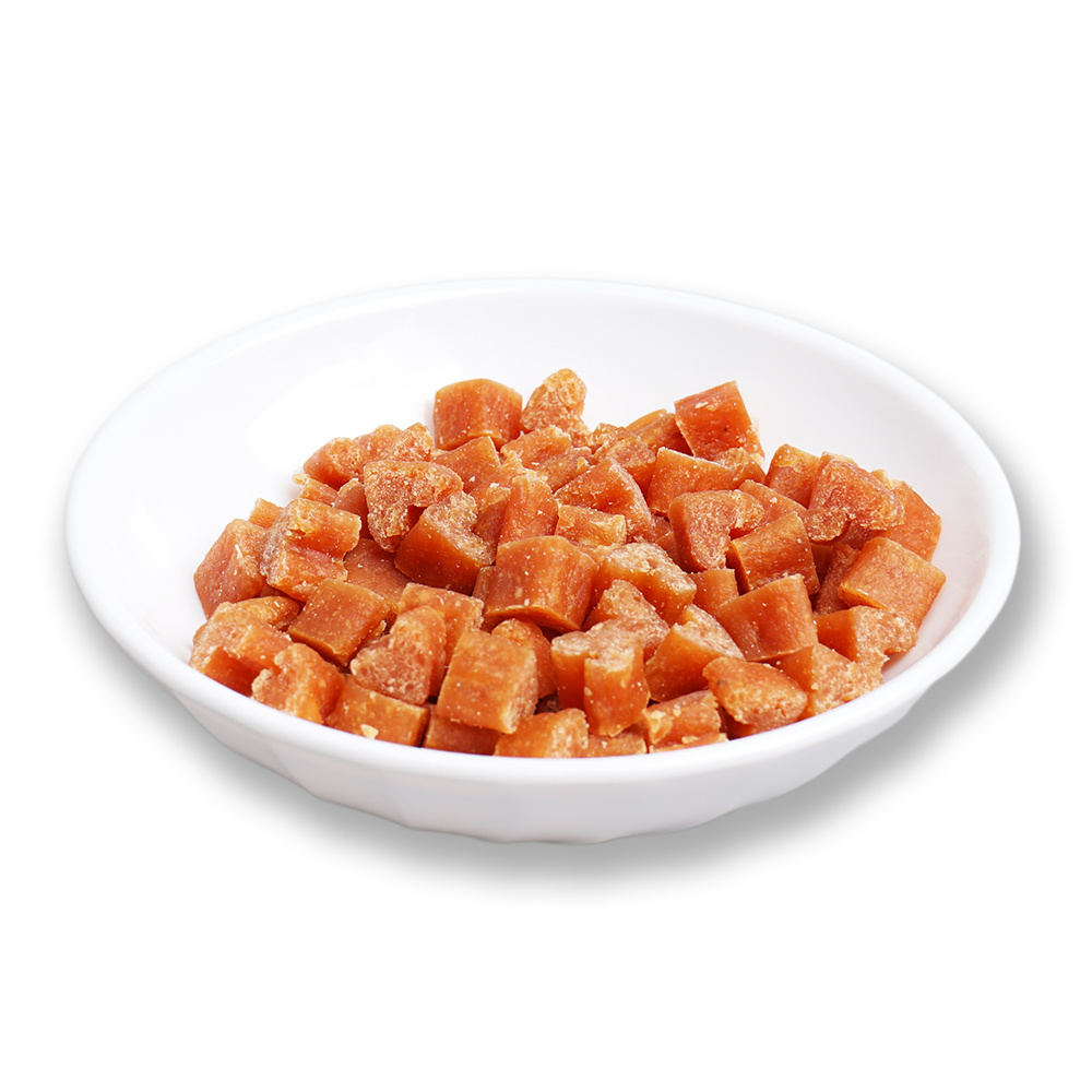 100% Natural Chicken Meat Cubes Dried Pet Food OEM Dog Treats
