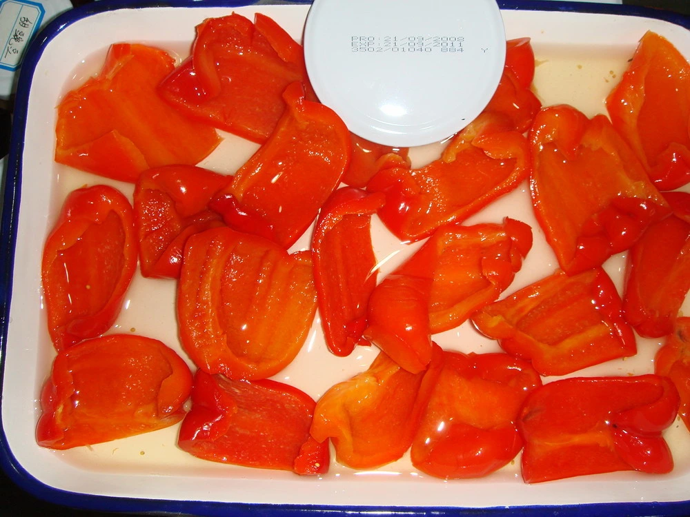 Healthy Food Canned Sweet Red Pepper Halves