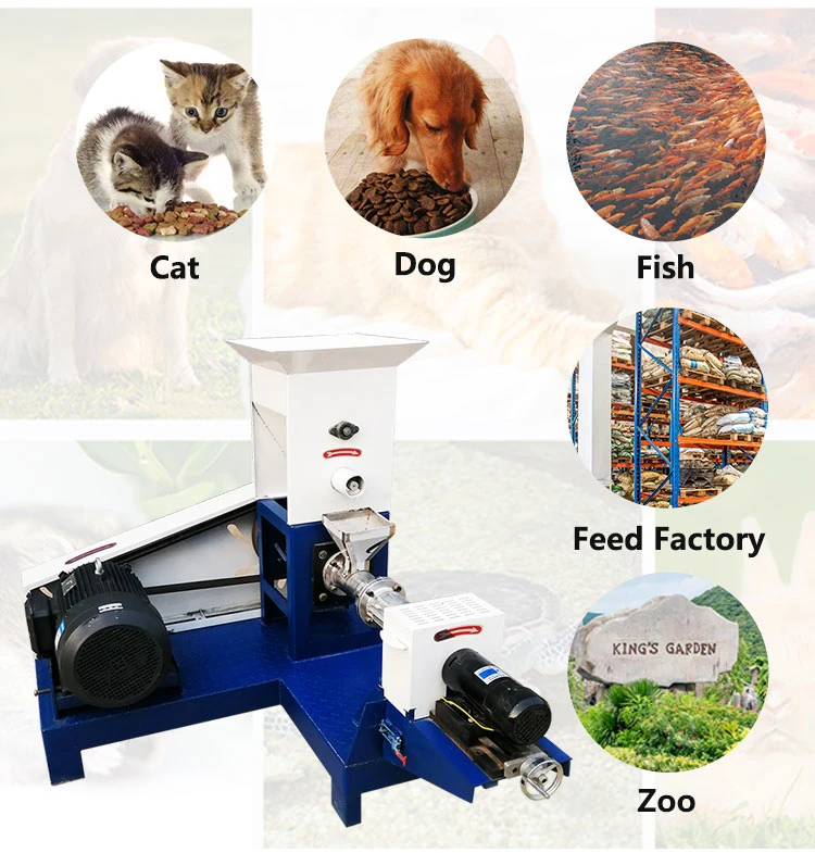Cat Food Making Animal Feed Processing Fish Floating Feed Machine