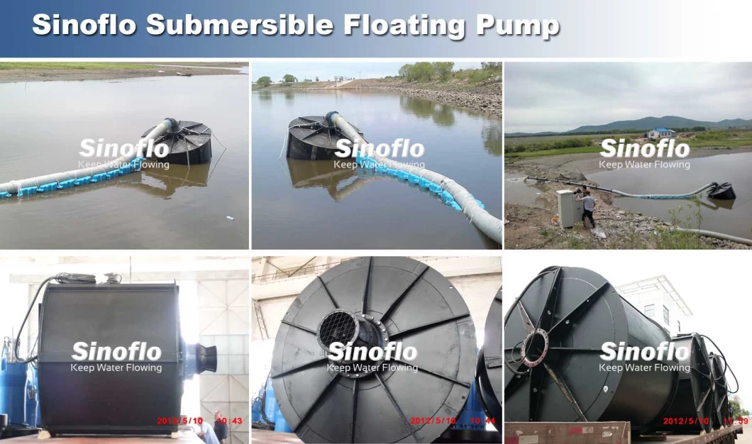 Floating Submersible Axial Flow Centrifugal dewatering Pump