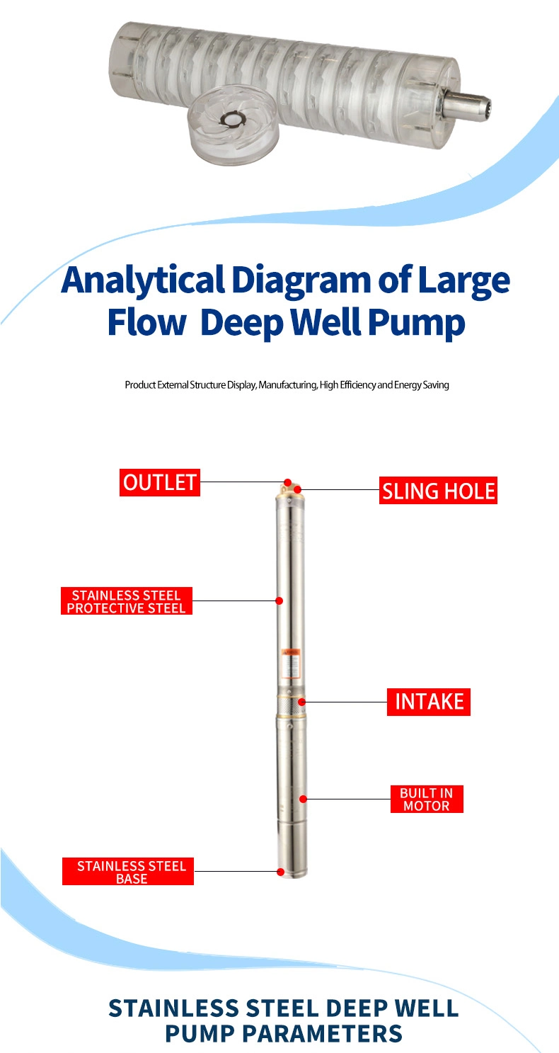 Popular Pump 4sdm3/11 Bottom Pump Deep Well Submersible Pump