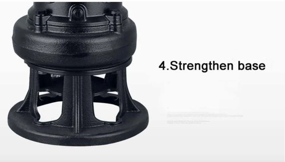 Non-Clogging Vertical Cast Iron Submersible Dirty Water Sewage Pump