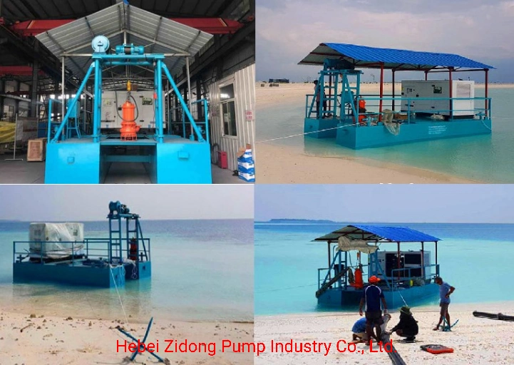 Non Clogging Open Impeller Design Submersible Silt Dredging Pump Sand Gravel Pump