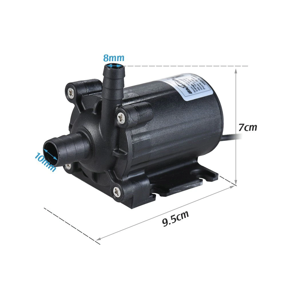 Flow 450L/H DC 12V Middle Pressure Submersible Water Amphibious Pumps