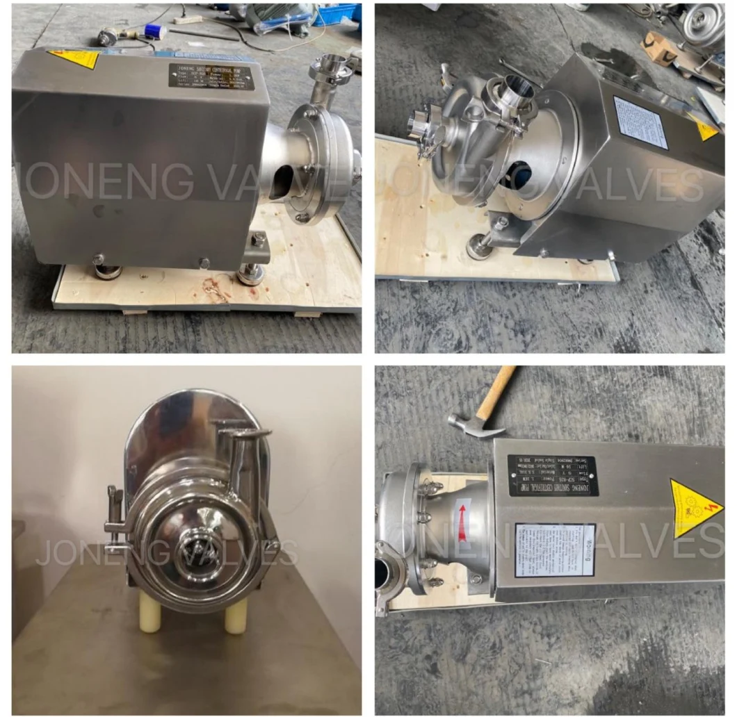 Stainless Steel Sanitary Rotary Rotor Lobe Pump, Self Priming CIP Liquid Ring Pump, Centrifugal Pump