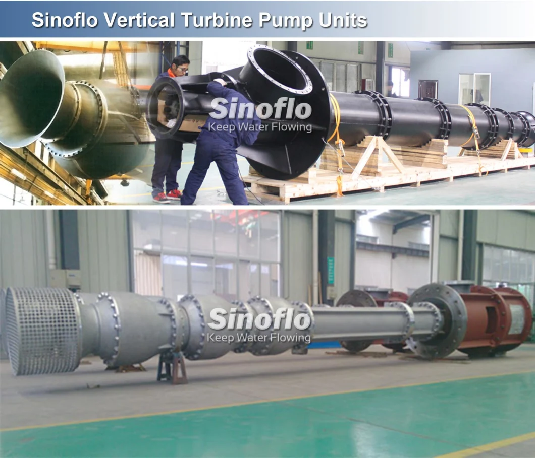 Vertical Long Shaft Propeller Submersible Turbine Dewatering Pump