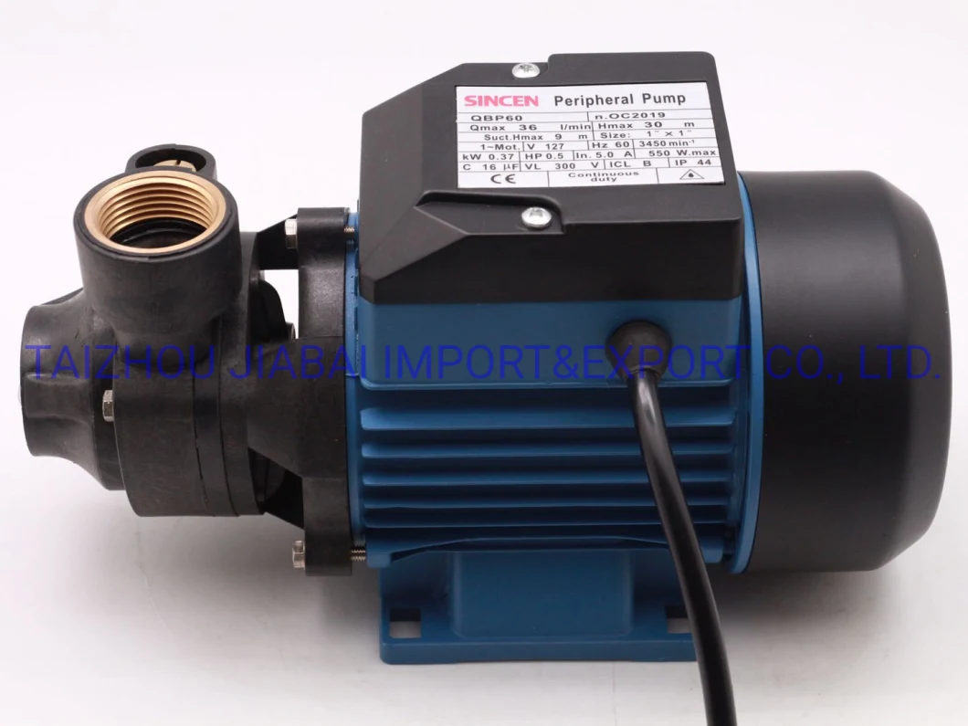 Qb Pump, Vortex Pump; Peripheral Pump; Self-Priming Pump