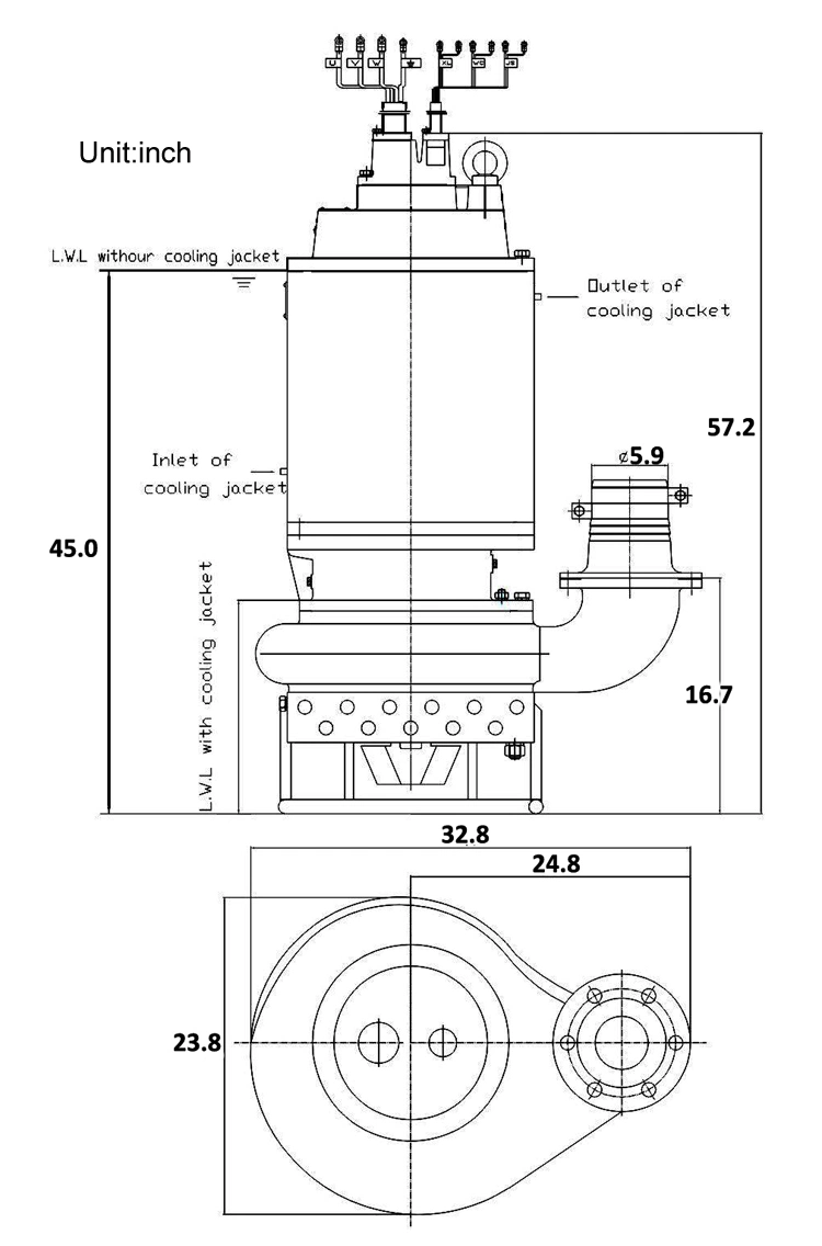 Submersible Slurry Pump with Agitator, Vertical Slurry Pump, Centrifugal Pump, Industrial Pump