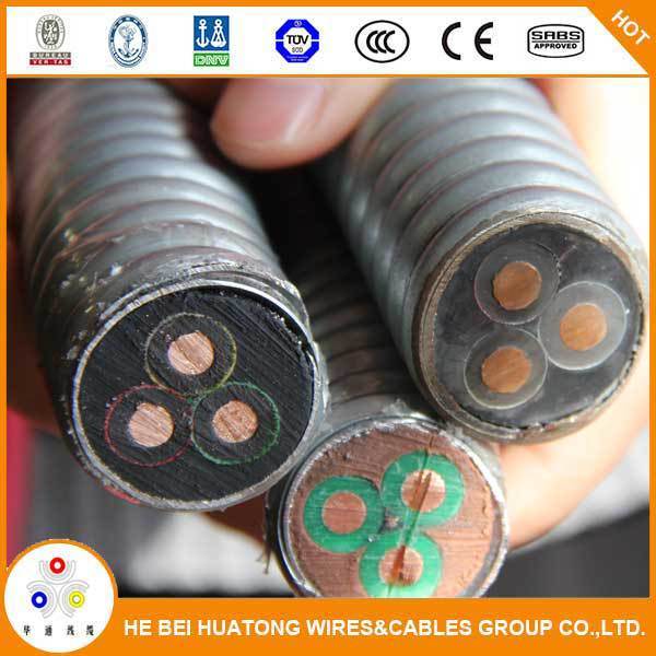 China Manufacture PVC/Rubber Sheath Submersible Deep Well Pump Cable