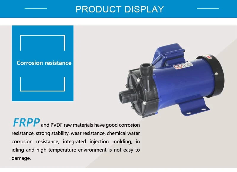 Anti-Corrosion Water Pump Acid-Alkali Resistant Chemical Pump