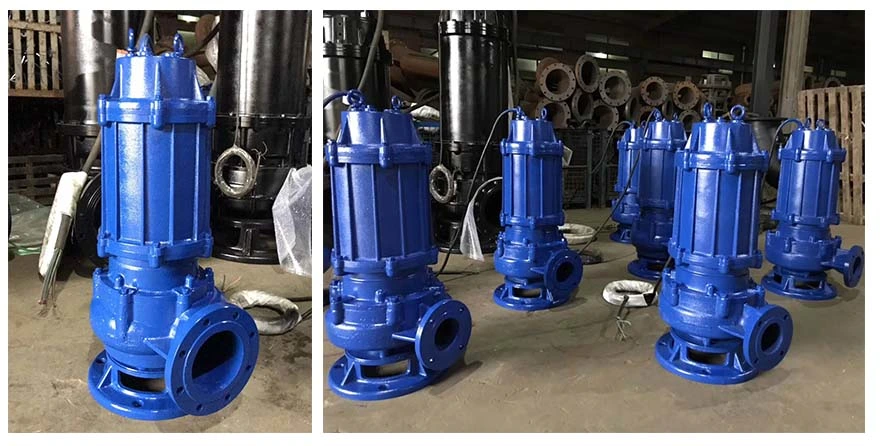 Drainage Irrigation Electric Centrifugal Sewage Submersible Pumps Borehole Well Dirty Waste Water Pump Factory