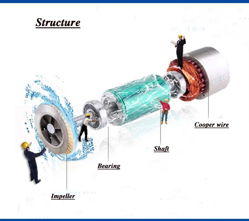 Agricultural QJ Clean Water Stainless Steel Centrifugal Submersible Pump