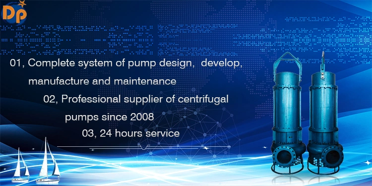 High Efficiency Vertical Slurry Pump, Submersible Centrifugal Pump
