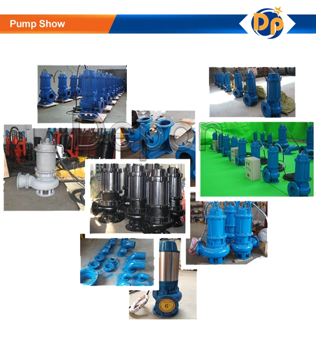 Non-Clog Waste Water Centrifugal Sewage Submersible Pump (WQ)