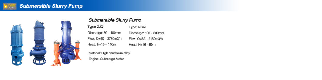 150nsq Submersible Slurryp Pump, Sludge Pump Mud Pump Sand Pump Dredging Dredge Pump