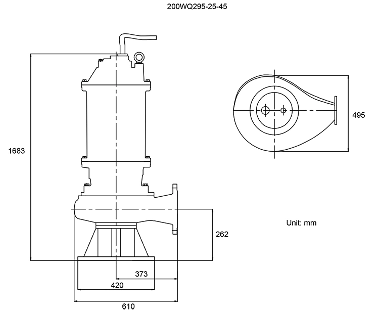 Submersible Sewage Lift Pump, Submersible Dirty Water Pump, Centrifugal Pump, Electric Power Pump