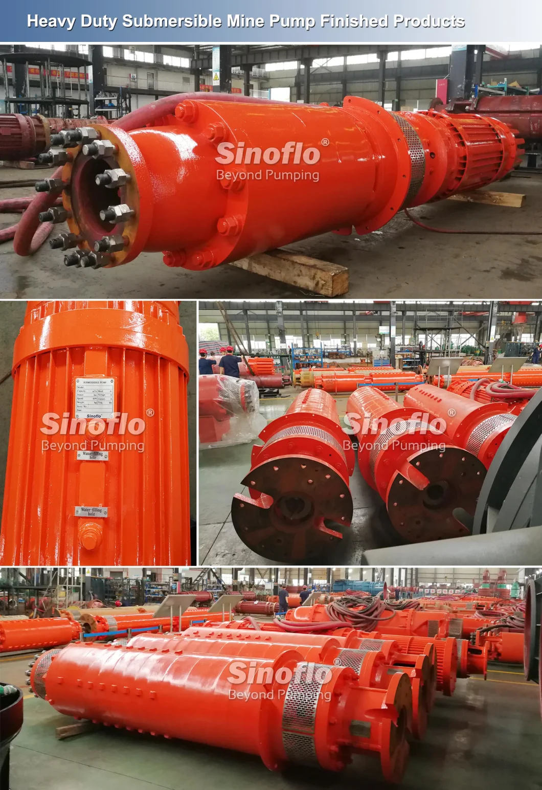 Electrical High Pressure Mine Water Submersible Pump
