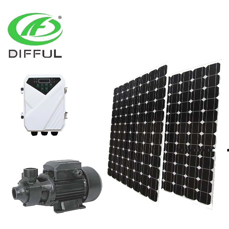1100W Solar Bore Pump Battery Powered High Pressure Submersible Water Pump for Deep Well