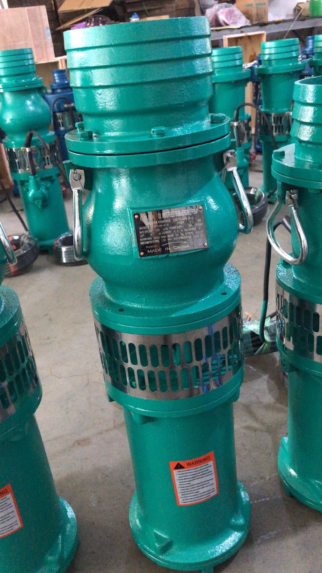 Qy Pump Oil-Filled Submersible Pumps Clean Water Pump