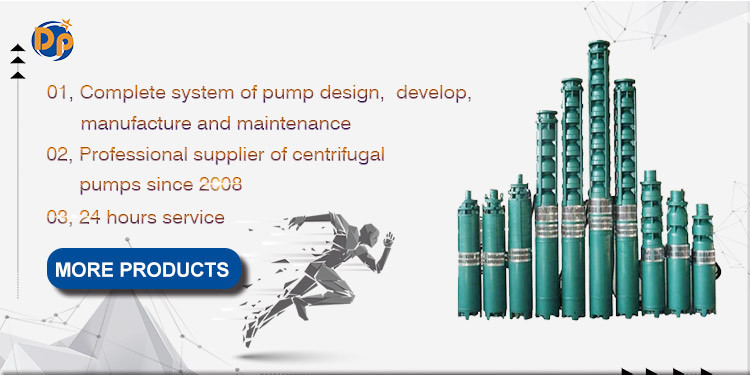 High Head 200 Meter Submersible Deep Well Water Pump, Electric Centrifugal Submersible Pump