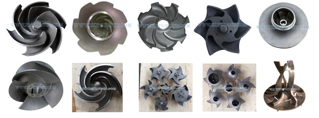 Stainless Steel/Titanium Lost Wax Casting Submersible ANSI Goulds Centrifugal Chemical Process Pump Impeller
