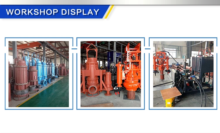 Centrifugal Industrial Electric Motor Oil Station Excavator Hydraulic High Chrome High Pressure Dewatering Dredging Sand Slurry Water Submersible Pond Pump