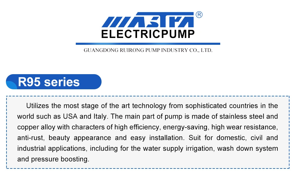 Best Submersible Pumps Brands Mastra 7HP 5.5HP Electric Water Pumps