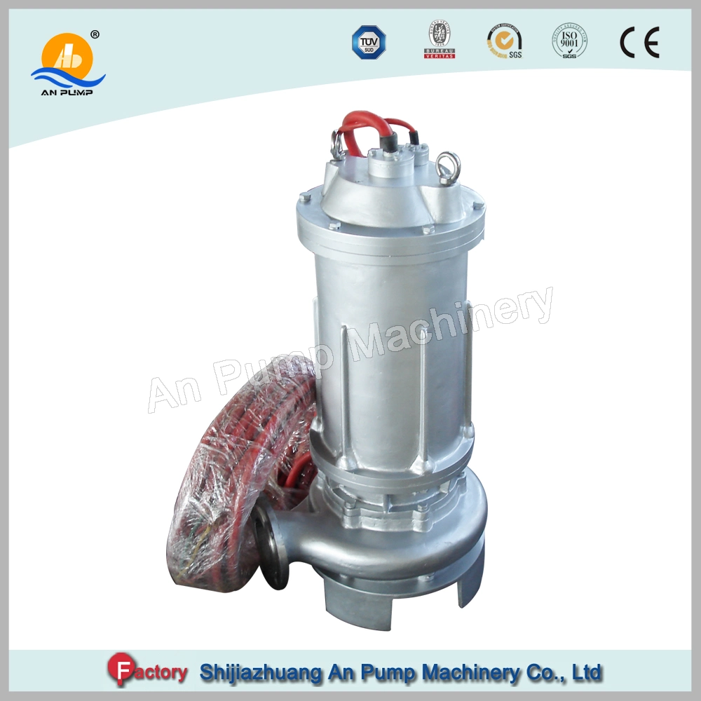 Electric Stainless Steel Non Clogging Submersible Trash Pump with Agitator