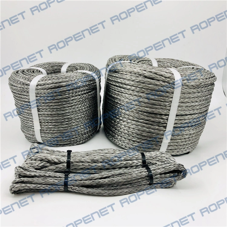 UV Resistant 12-Strand Hmpe Mooring Rope, UHMWPE Mooring Rope