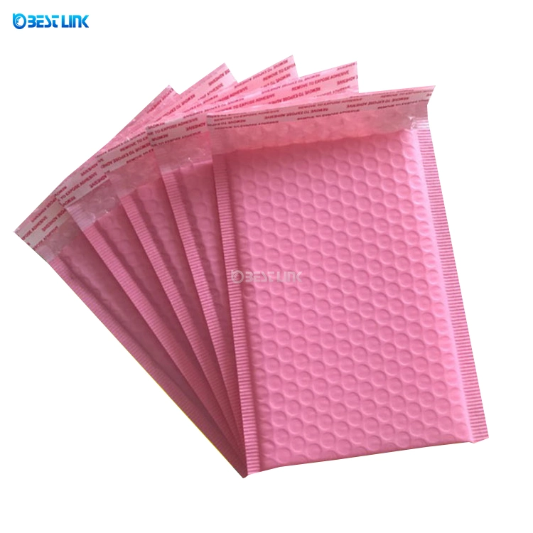 Wholesale Co-Extrusion Mailing Bags Pink Poly Bubble Mailer Air Padded Envelopes Express Packing Bags