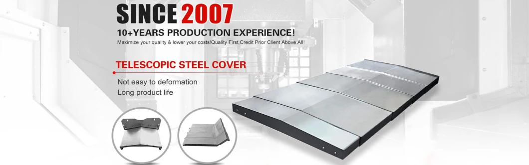 CNC Machine Bellow Covers Flexible Aluminum Apron Covers