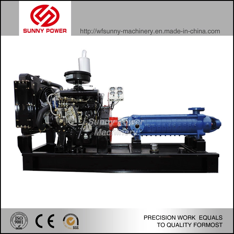 50kw Diesel Engine Driving Water Pump for Mine Dewatering Optional Floating Platform