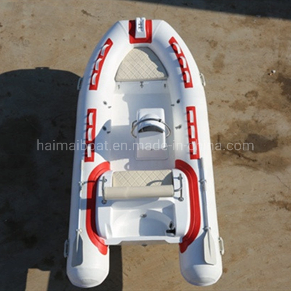 Classical Style 12.8feet 3.9m Customizable Fiberglass Inflatable Boats High Speed Sport Boats Military Patrol Boats Coastwise Cruiser Boats Rib Motor Boat