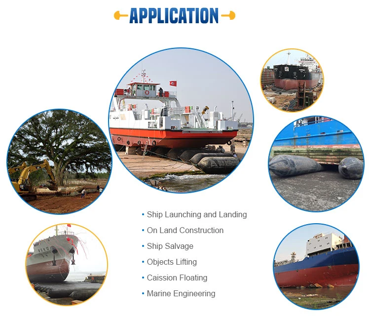 Marine Airbags for Ship Launching Lifting Salvage