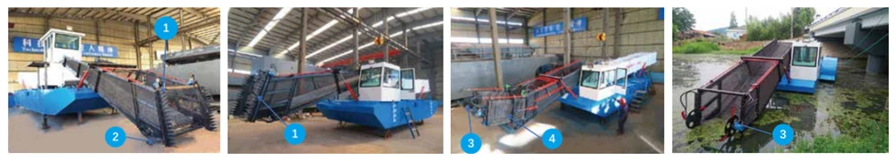 River Water Surface Cleaning Vessel, Lake Garbage Collection Vessel Harvester