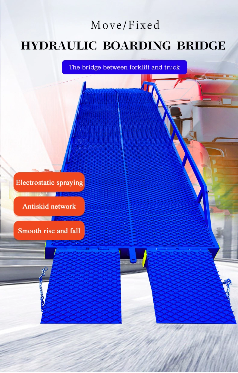 Hydraulic Loading Dock Leveller Dock Ramp for Logistics Warehouse Platform Container Loading and Unloading