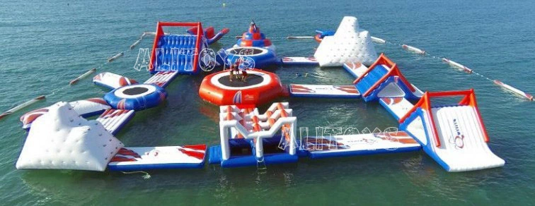 Floating Island Adult Aqua Inflatable Floating Water Park for Sale