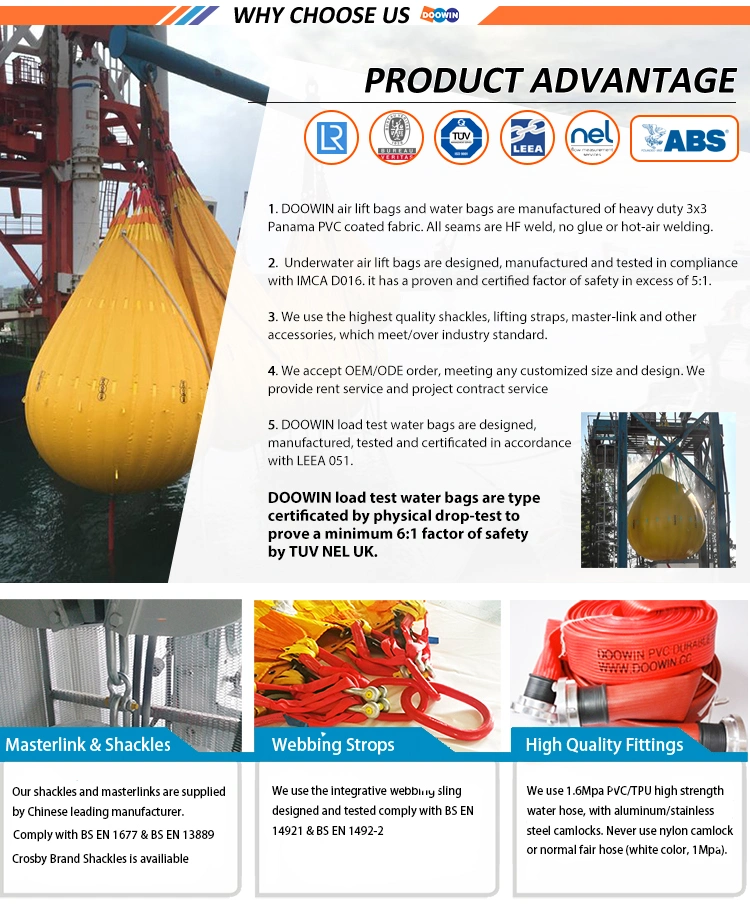 Marine Salvage Boat Lift Airbags