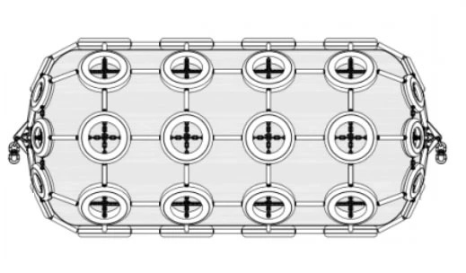 Floating Yokohama Pneumatic Rubber Fender in Oil and Gas, Ship Boat Fenders Floating Docks, Marine Rubber Fenders, Rubber Fenders,