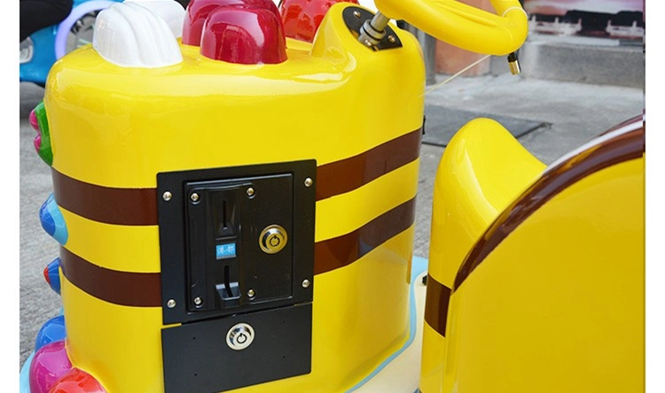 Amusement Park Small Fiberglass Music Battery Cake Bumper Car for Kids Bumper Car