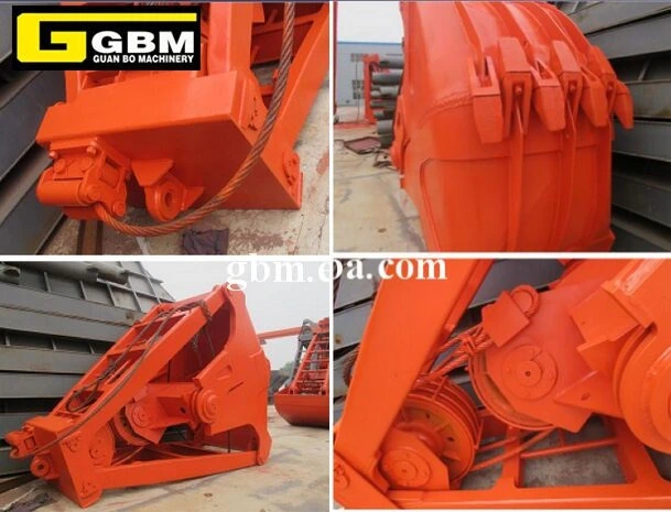Four Rope Mechanical Clamshell Dredging Grab Salvage Ships