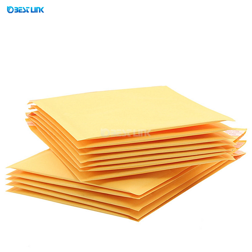 Custom Color Air Padded Mailers Kraft Bubble Mailing Bags Cushion Envelope Bags Express Shipping Bubble Mailers