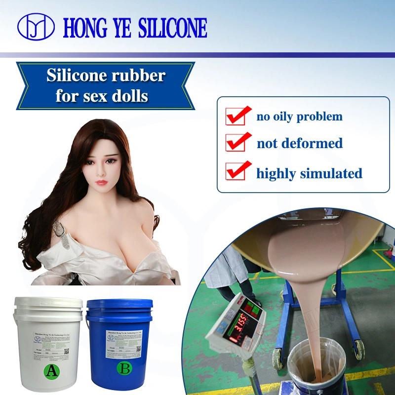 Human Body Color Liquid Silicone Rubber for Penis Making