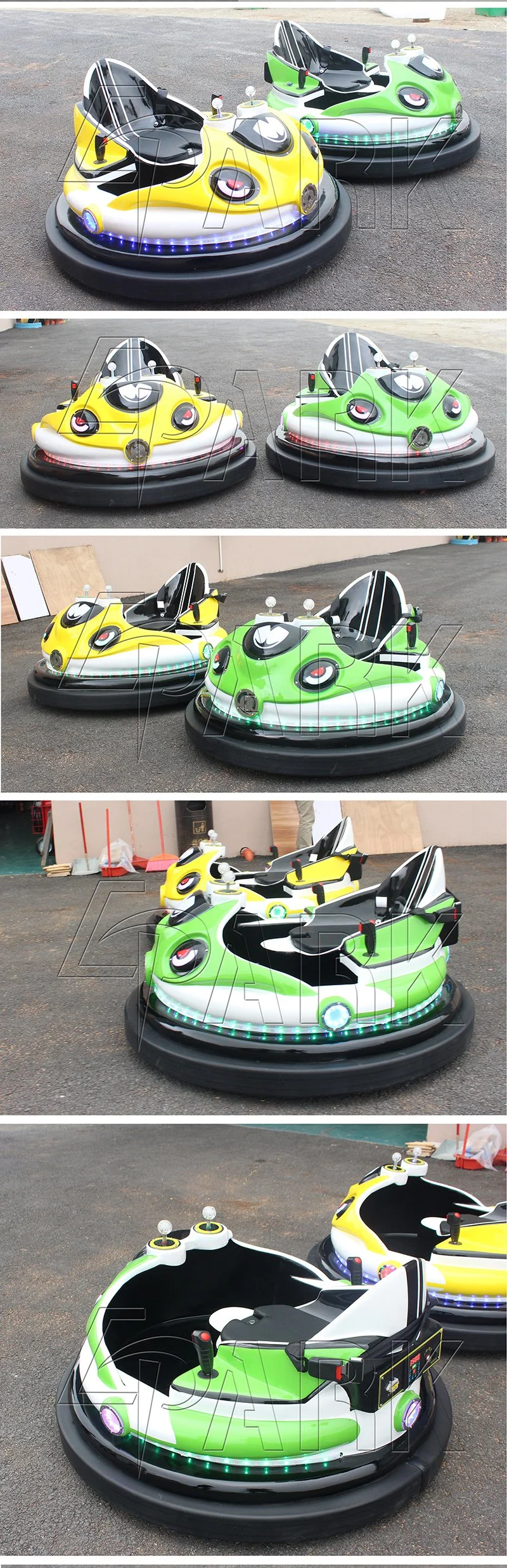 Outdoor Playground Kids Ride Battery Bumper Car Luxury Design Laser Battle Partent-Children Bumper Car
