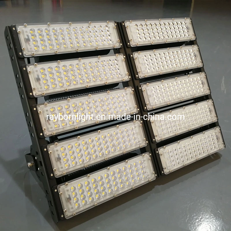 100-480V/AC SMD3030 Meanwell 400W LED Tunnel Flood Lighting for Pier